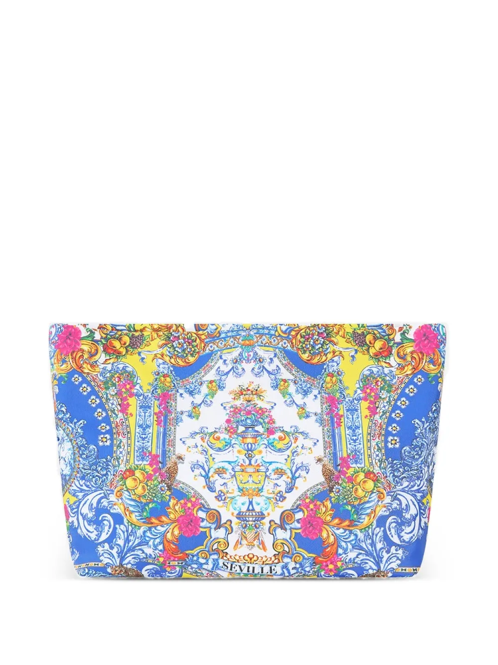 Camilla españa nirvana print clutch - Blu
