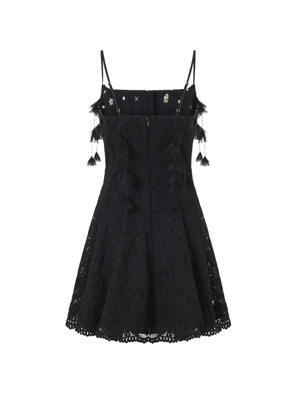 Camilla Flamenco folklore mini-jurk Zwart