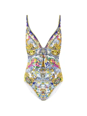 Camilla Triangle Underwire Swimsuit | Blue | FARFETCH RO