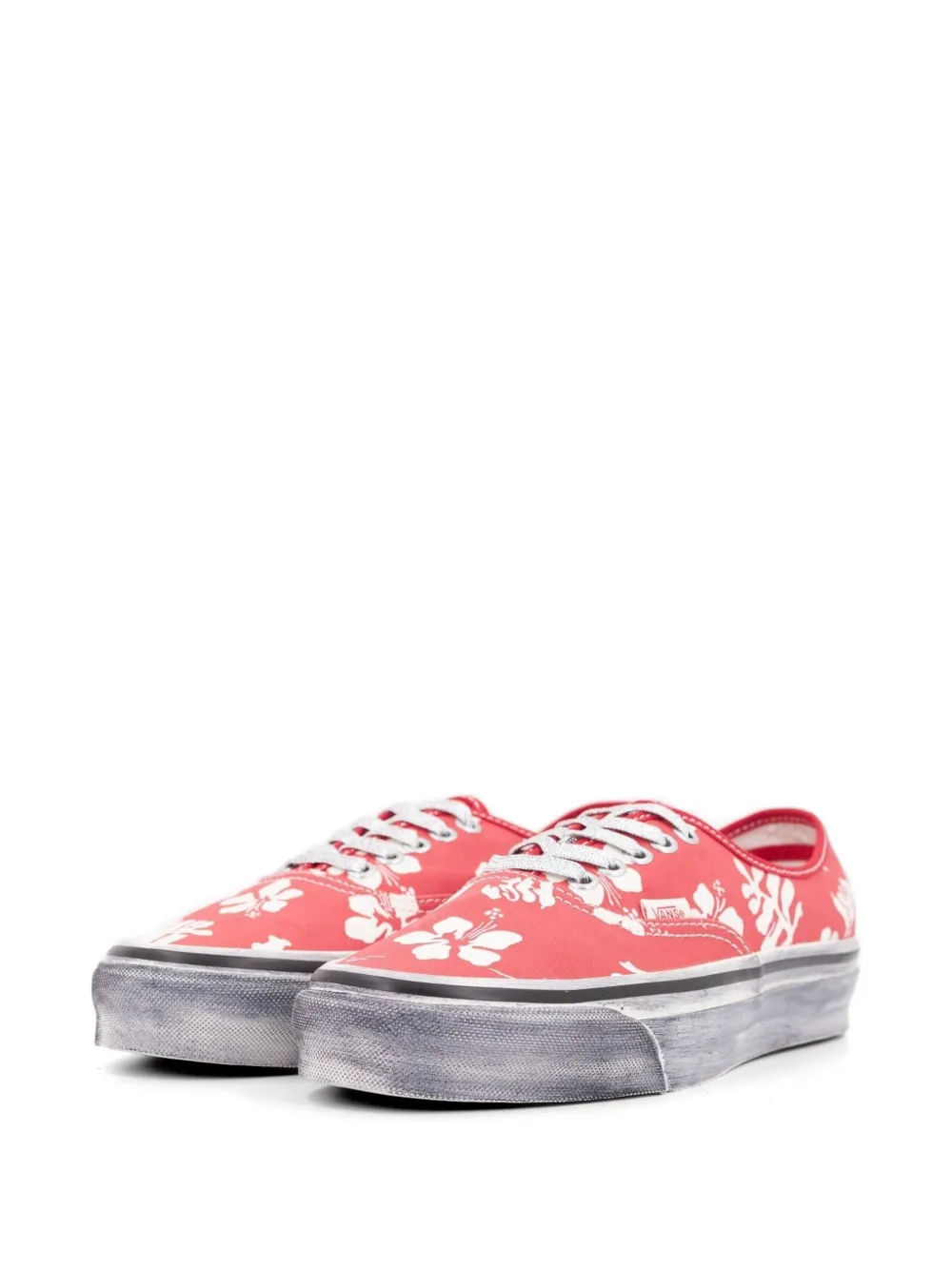 Vans Premium Authentic floral-print sneakers Rood