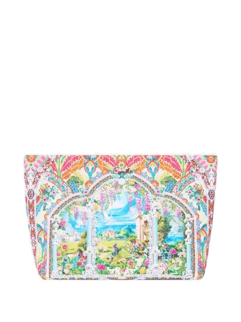Camilla large printed makeup bag