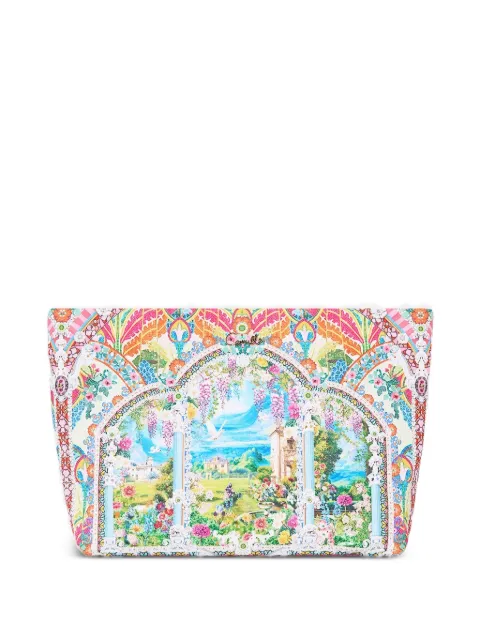 Camilla large printed makeup bag