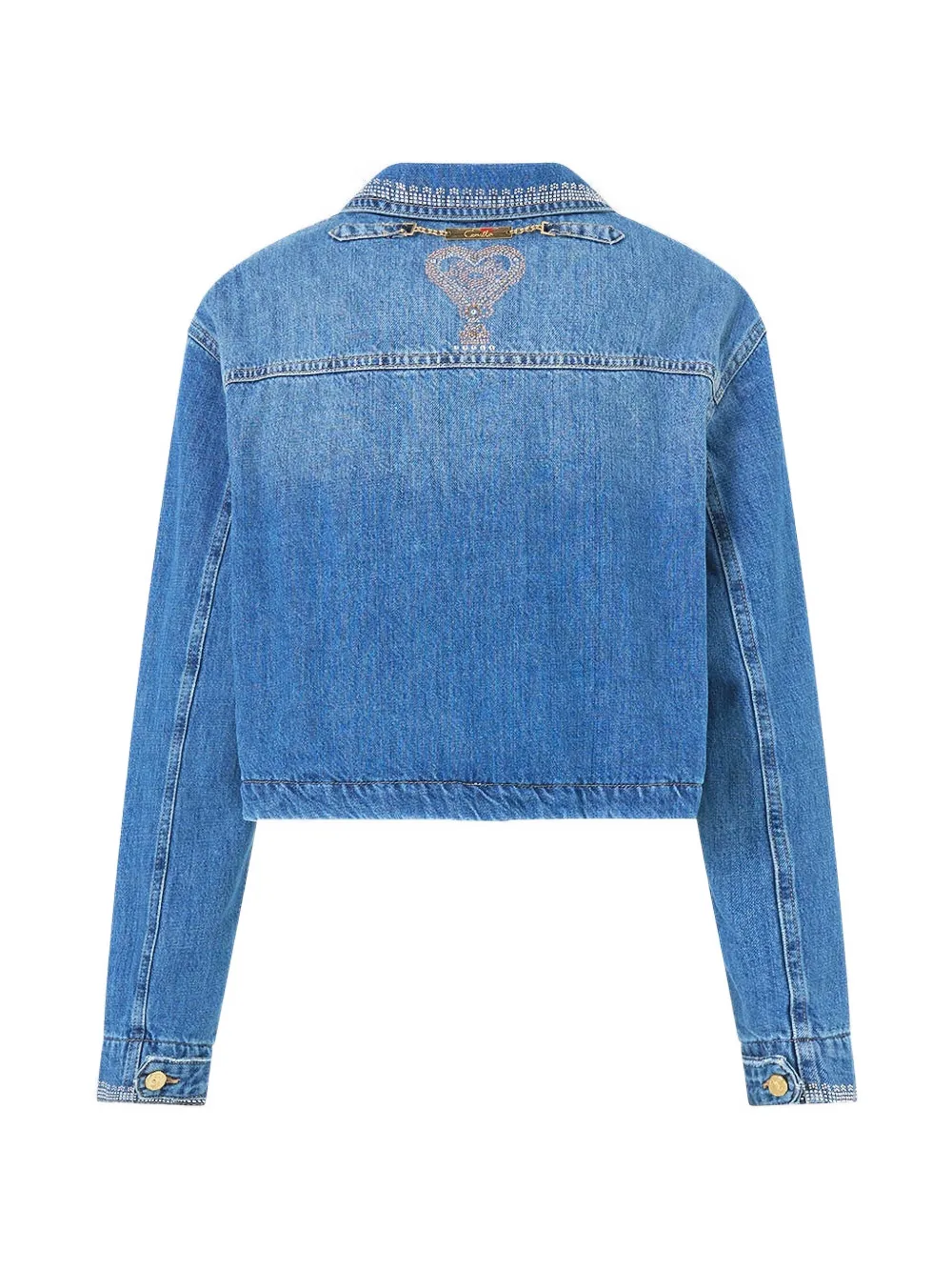  Camilla Milla Hum Of Alhambra Cropped Jacket - Blue 