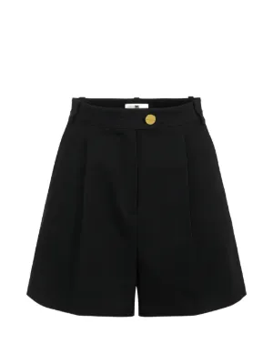 美品✨ELISABETTA FRANCHI ブラックショートパンツ 38 Elisabetta Franchi ボタン ショートパンツ | ブラック | FARFETCH JP