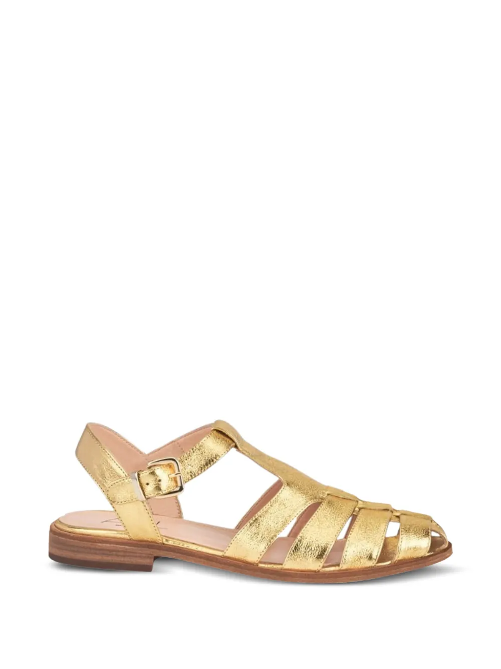AGL Leren sandalen Goud