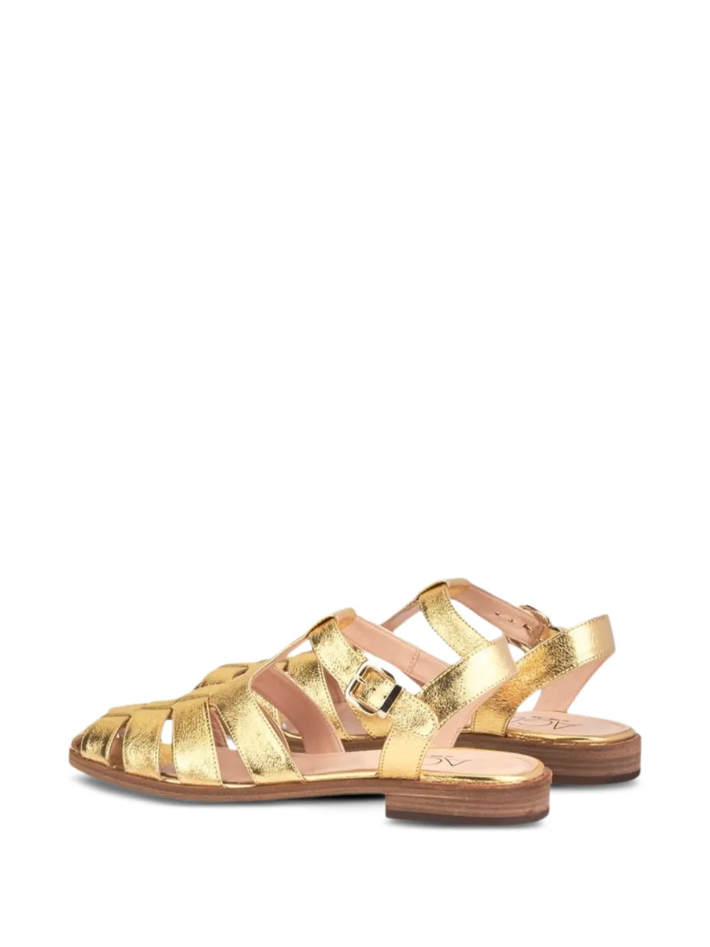 AGL Leren sandalen Goud