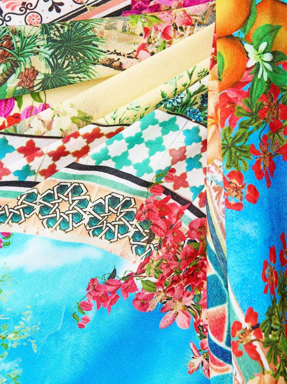  Camilla Meet Me In Mallorca Multi Long Multi Wear Sarong - Blue 