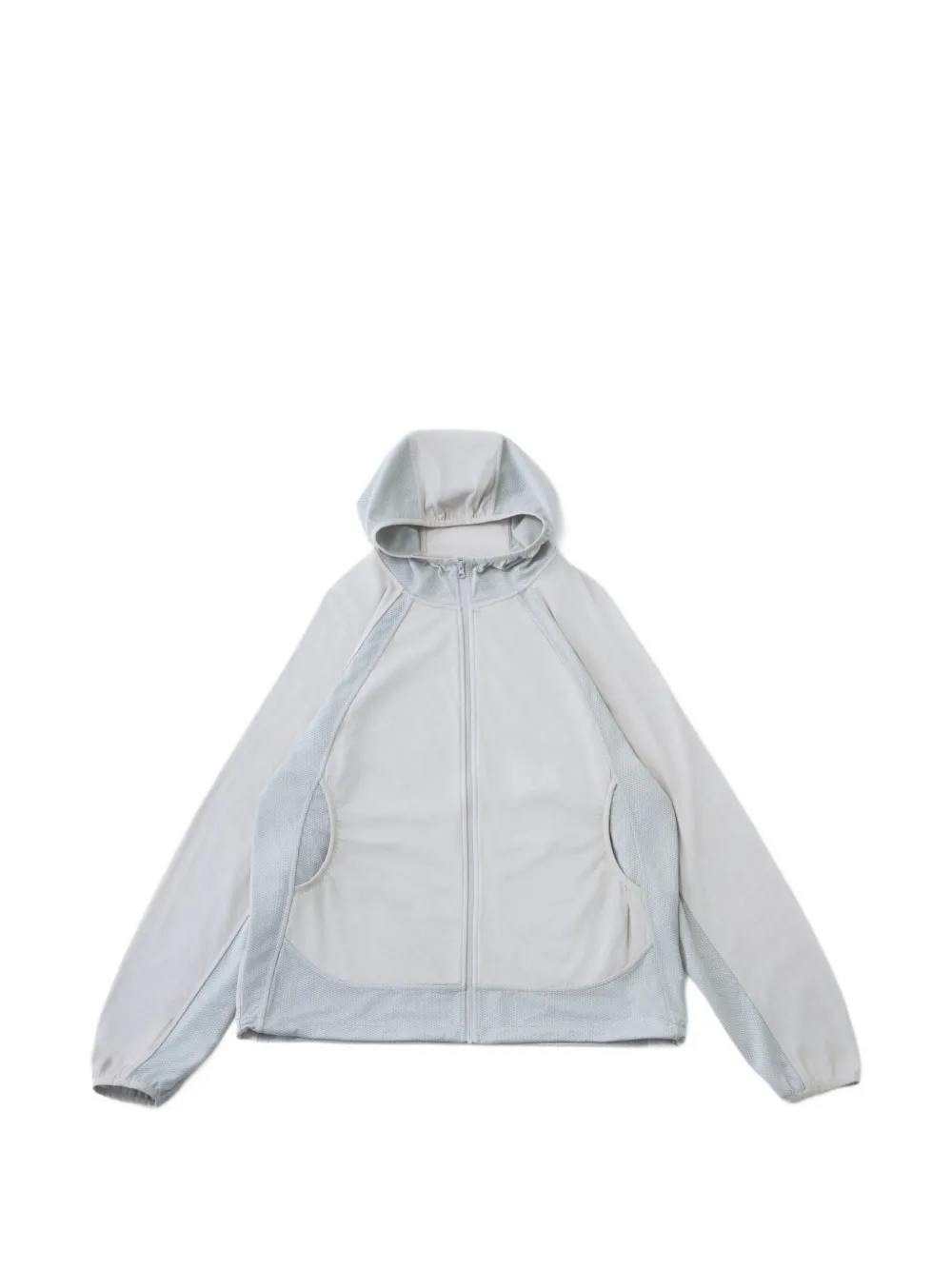 Hiking Patrol Orbit mesh-panel hooded jacket - Grigio