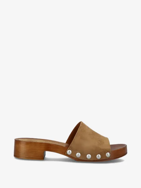 Copenhagen suede mules