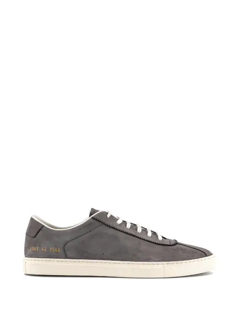 Common Projects top-stitching suede sneakers