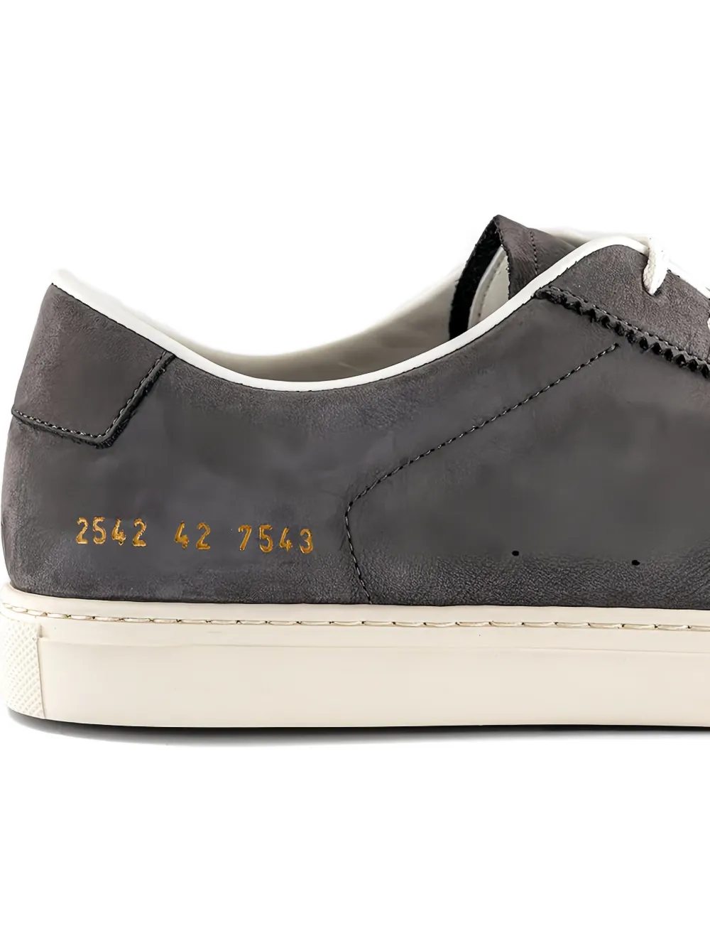 Common Projects Suède sneakers met stiksel Grijs