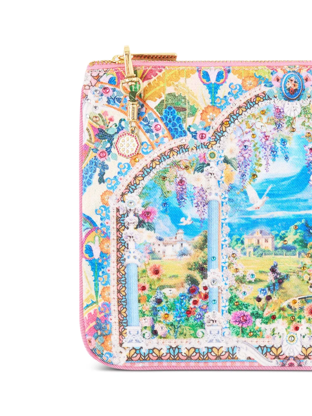  Camilla Small Printed Clutch Bag - Neutrals 