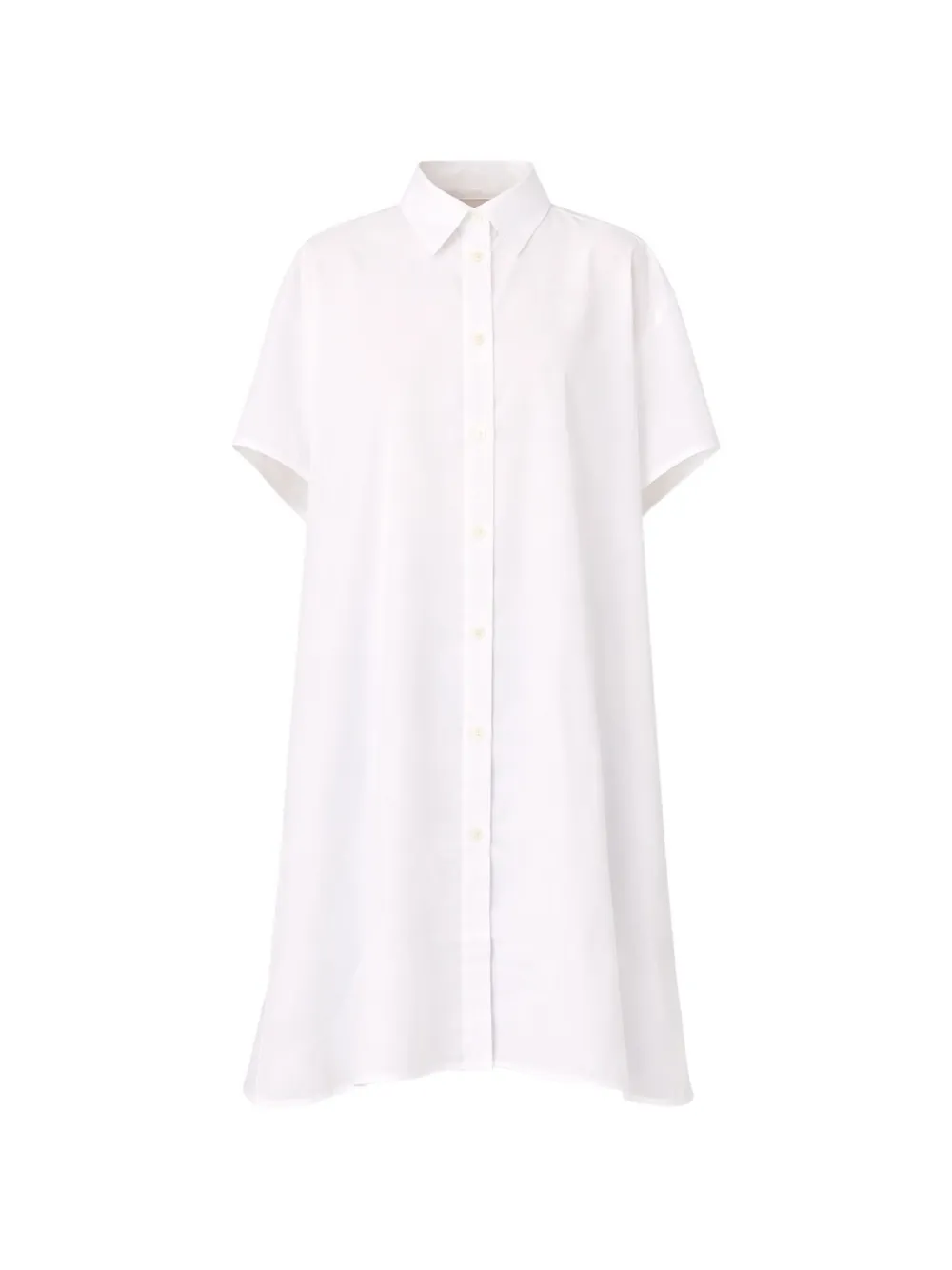 Officine Generale Adriel shirt midi dress - Bianco