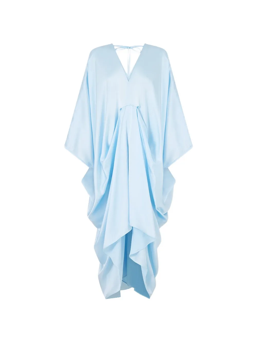 Camilla V-neck maxi dress - Blau