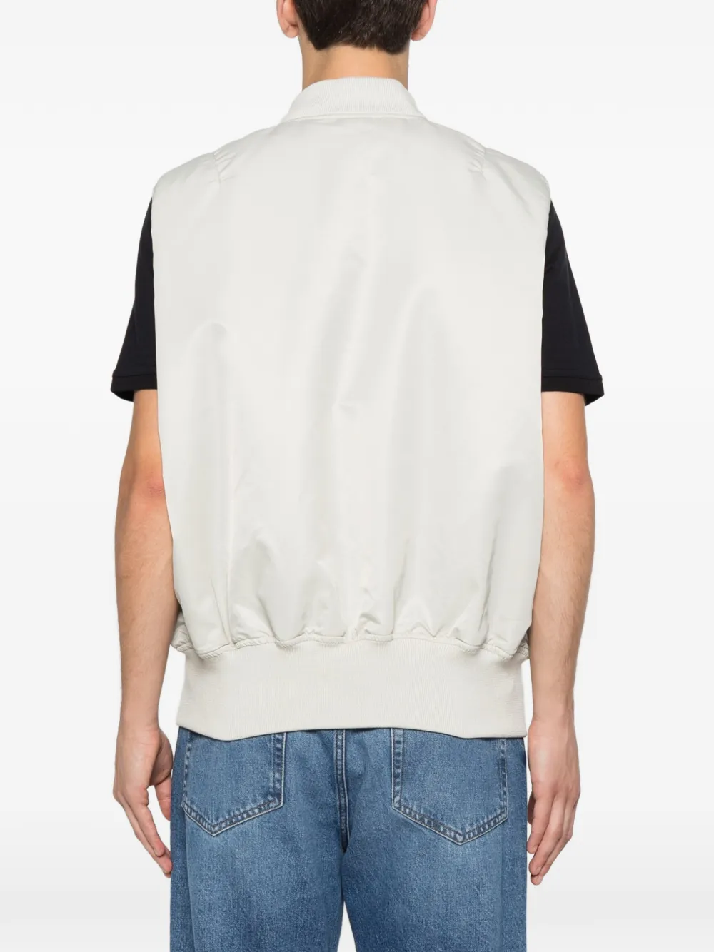 Alpha Industries MA-1 Heritage mouwloos jack Grijs