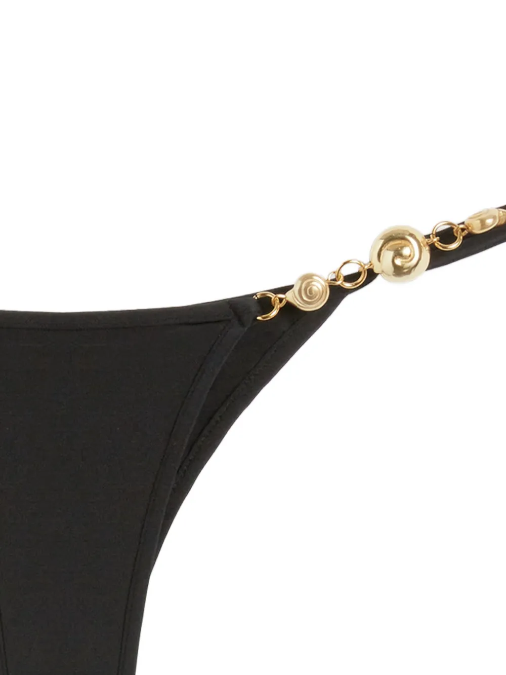  Reina Olga Splash Bikini Bottom - Black 