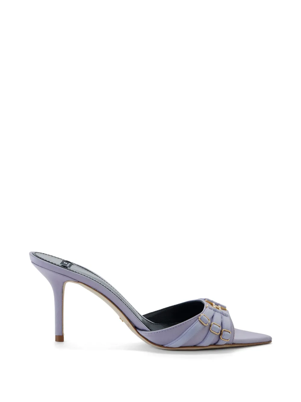 Elisabetta Franchi Sandalen met logo Paars