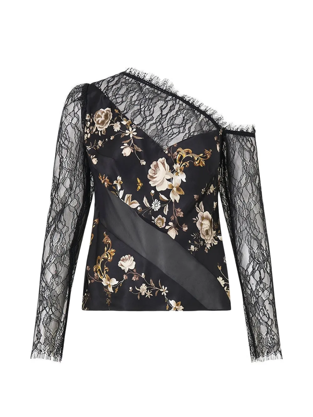 Camilla Flamenco Folklore top - Nero