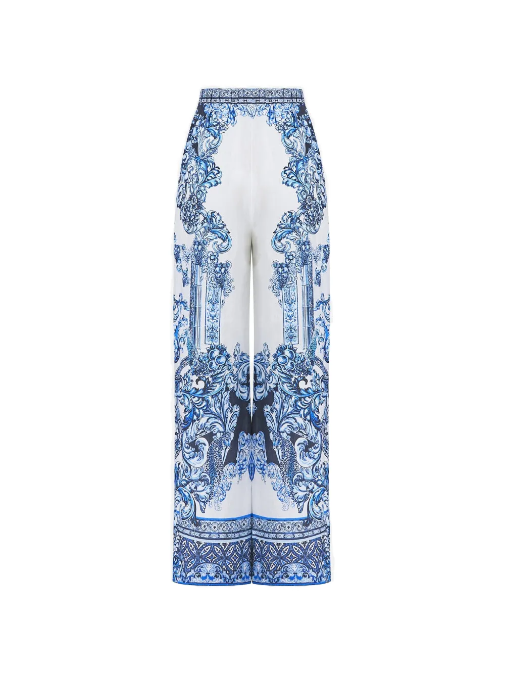  Camilla A Tiled Wonderland Trousers - White 