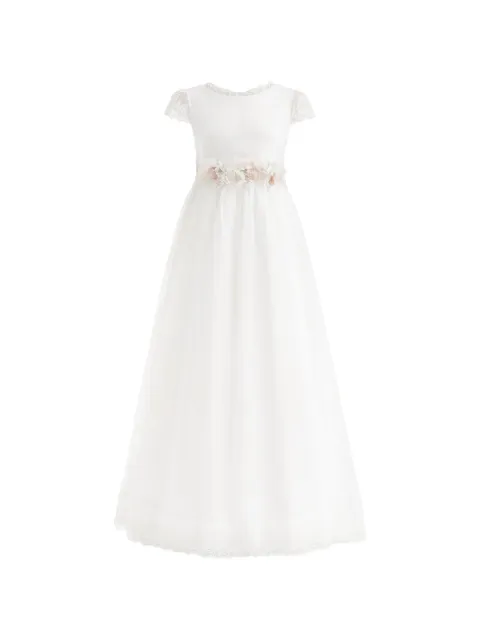 AMAYA платье с цветочной аппликацией