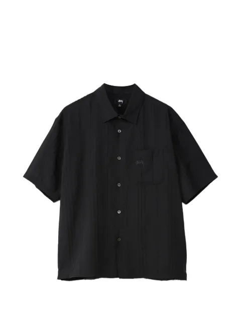 Stüssy camisa plisada con bolsillo texturizado