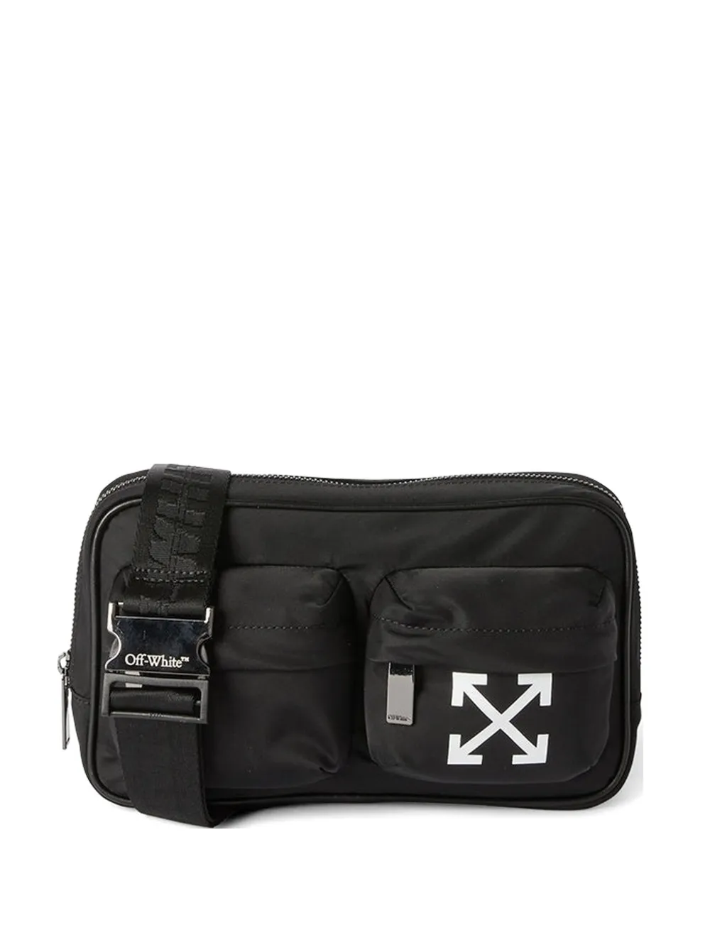 Off-white Logo-detail Belt Bag In Black