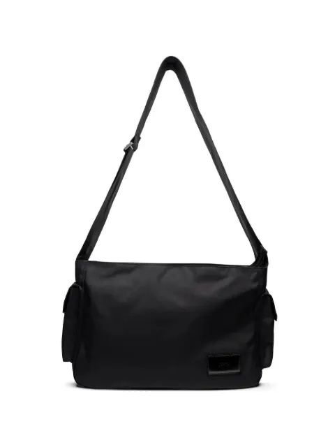 Juun.J flap-top messenger bag