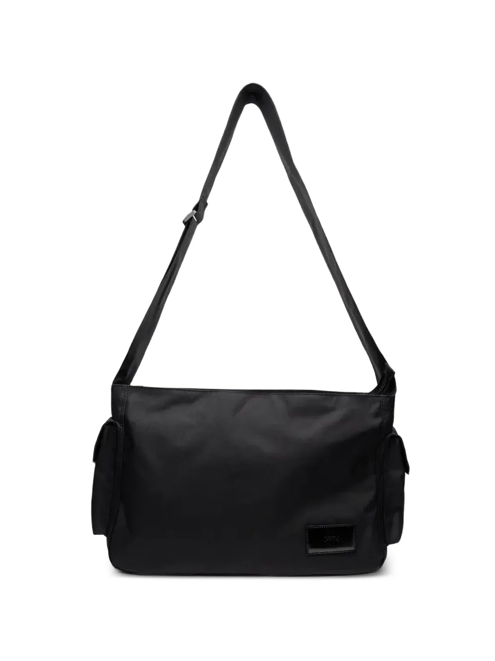 Juun.J flap-top messenger bag - Nero