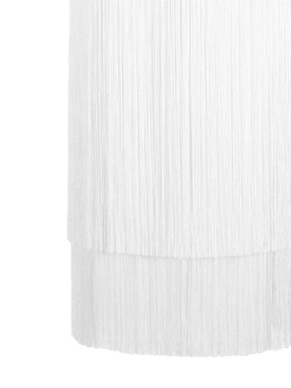 Elisabetta Franchi Rok met franje Wit