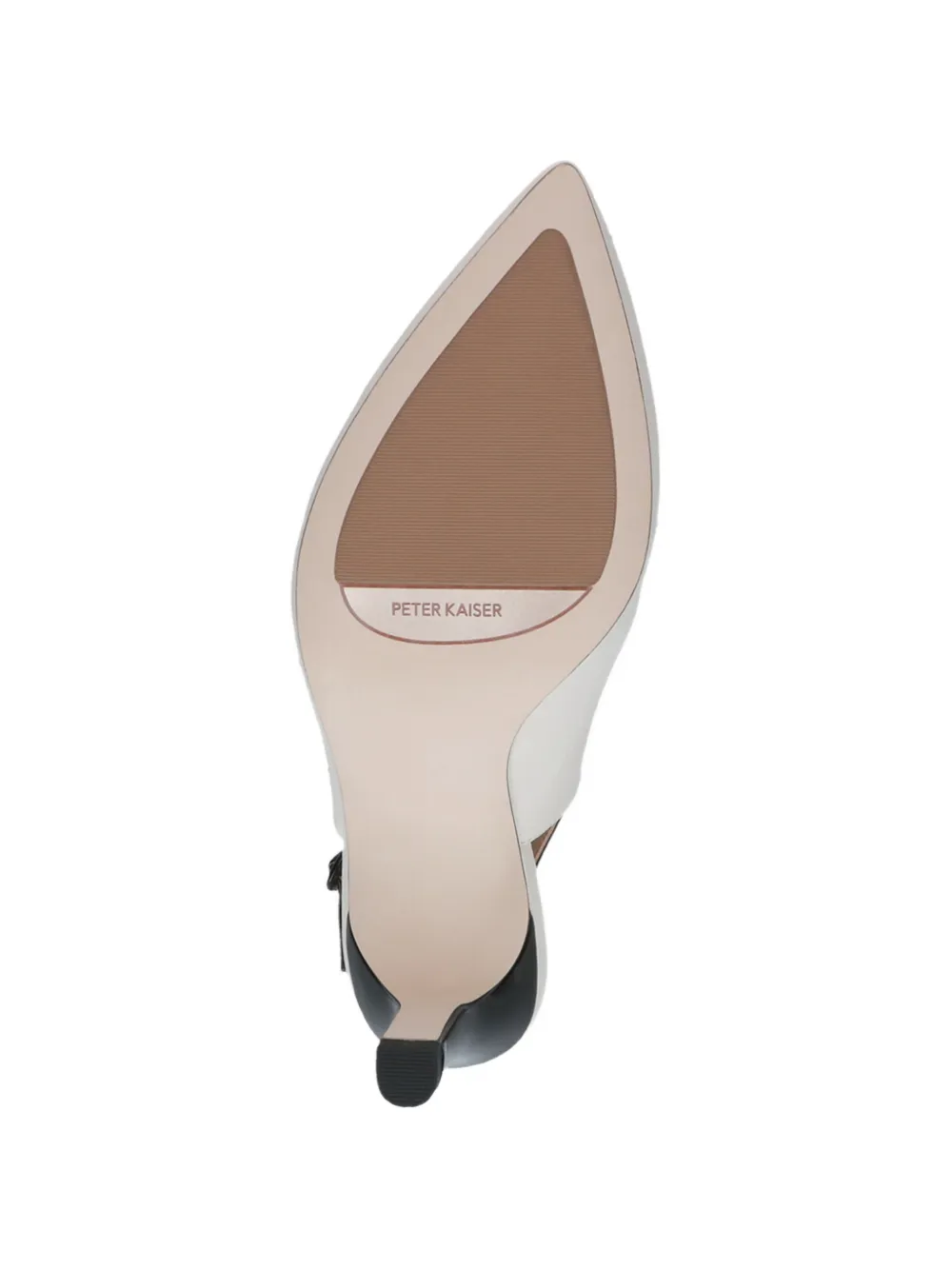 PETER KAISER Slingback pumps met puntige neus Wit
