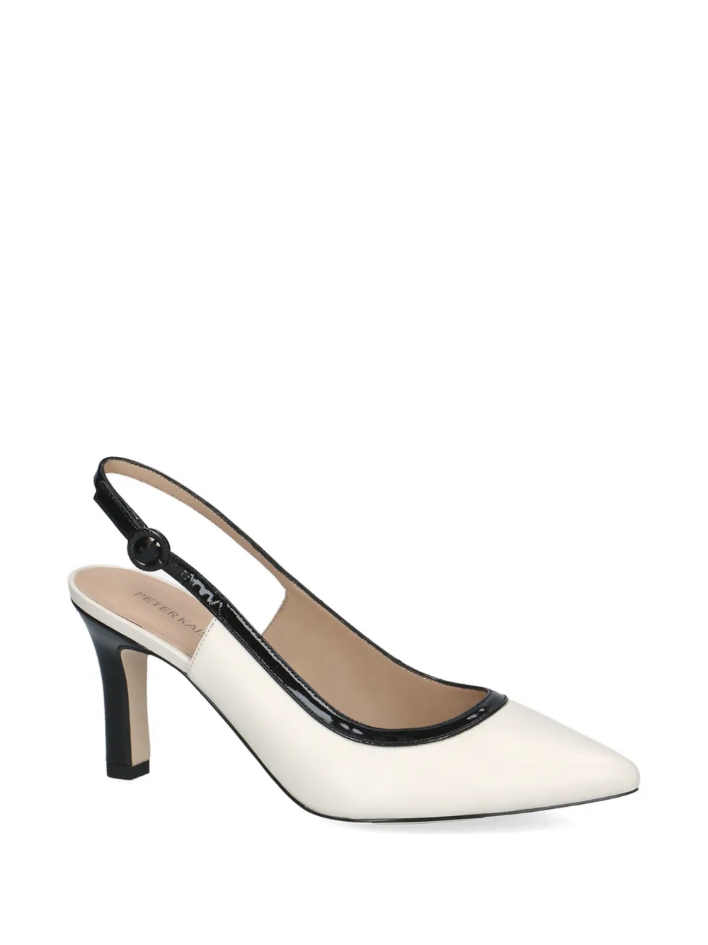 PETER KAISER Slingback pumps met puntige neus Wit