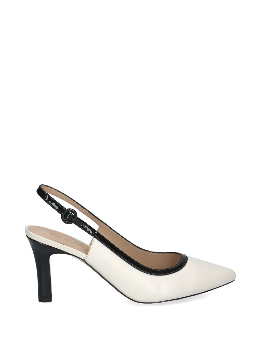 PETER KAISER Slingback pumps met puntige neus Wit