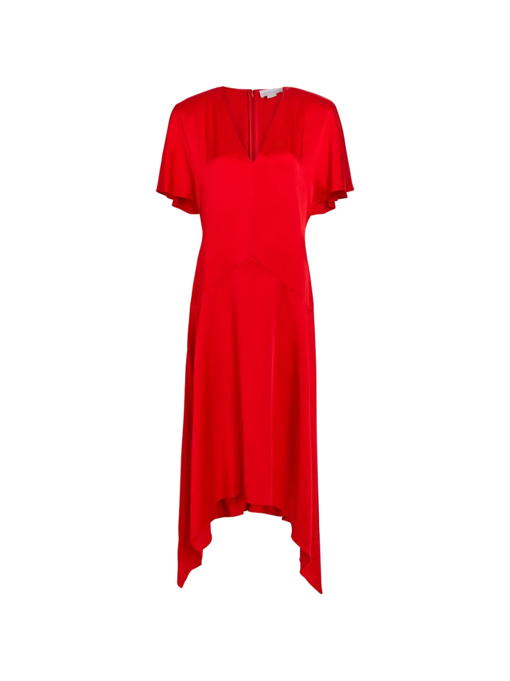 Stella McCartney V-neck midi dress - Rosso