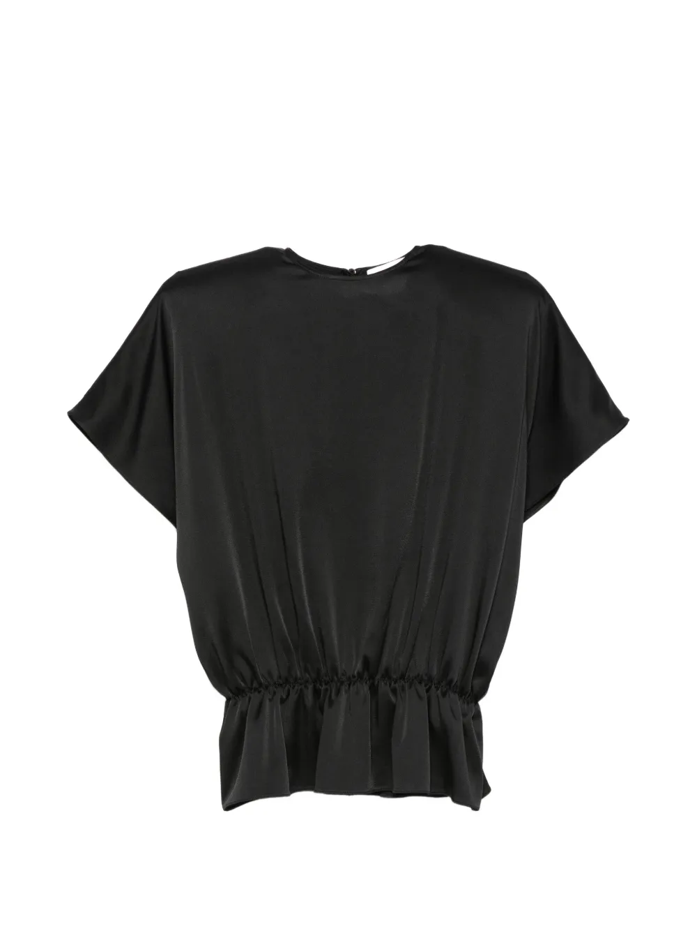 Stella McCartney padded-shoulders blouse - Nero
