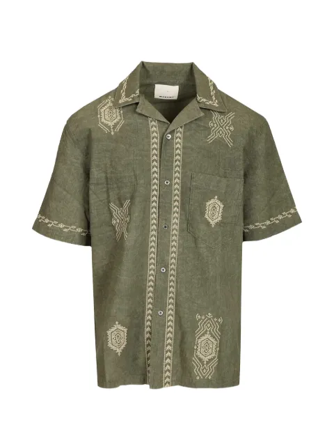 MARANT Zekim embroidered shirt
