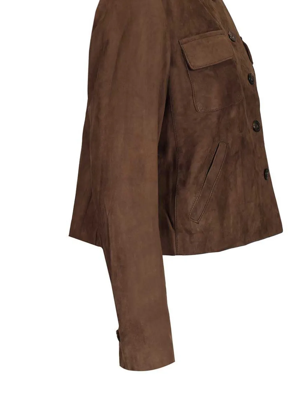  Blusotto Buttoned Jacket - Brown 