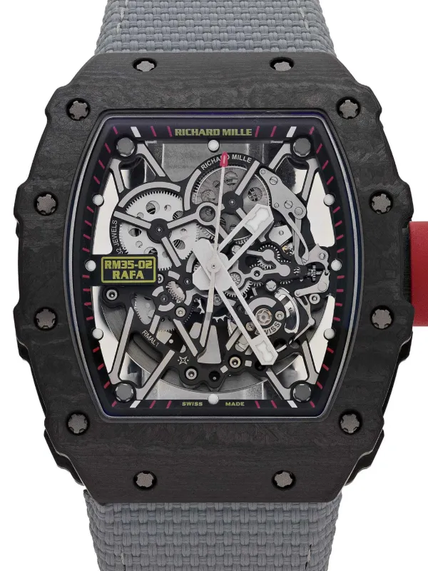 Richard Mille Reloj RM 35-02 Rafael Nadal De 45mm | Negro