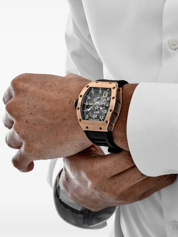 Richard Mille RM 030 ローズゴールド 43mm 腕時計 | ブラック 