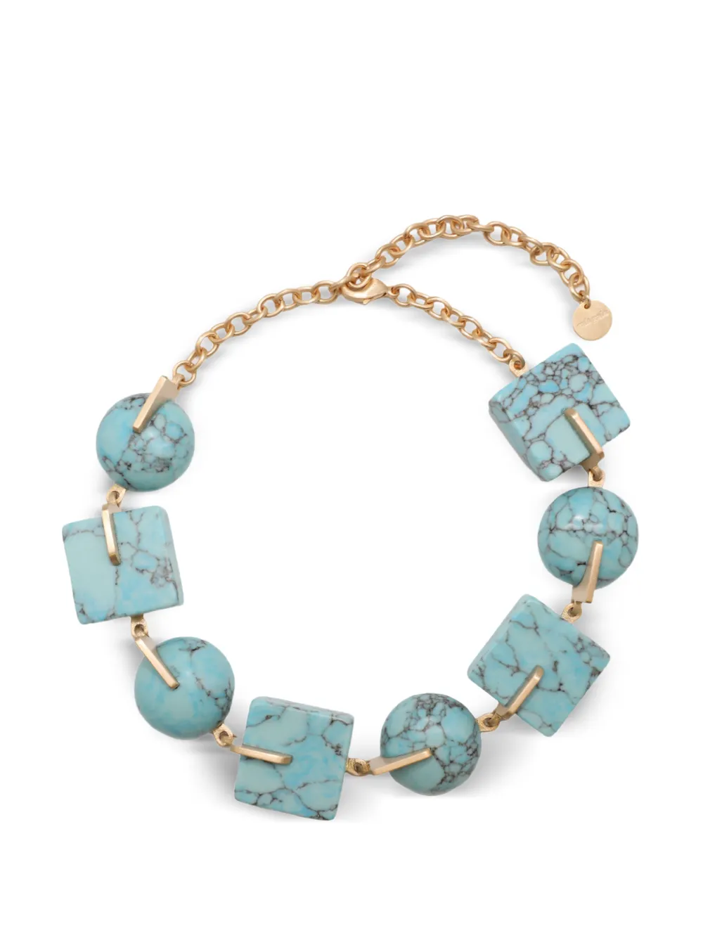 Cult Gaia Laguna choker necklace - Oro