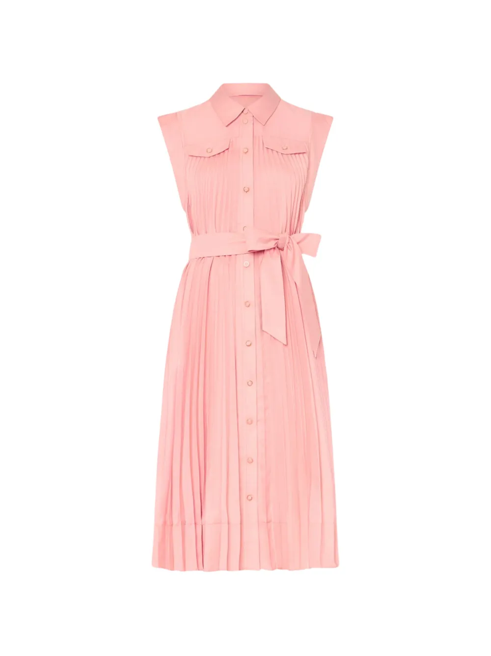 Milly Johanna pleated dress - Rosa