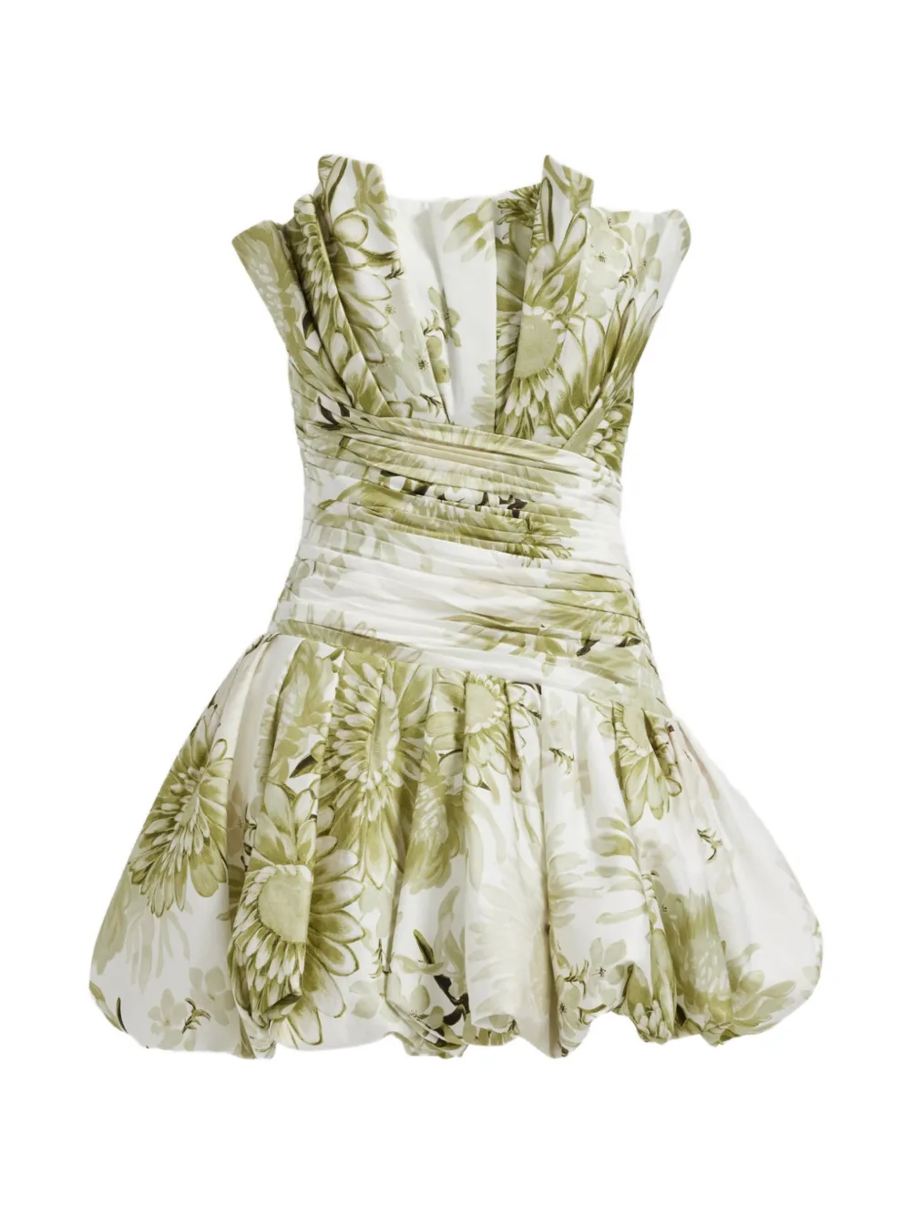 Aje floral-print mini dress - Bianco