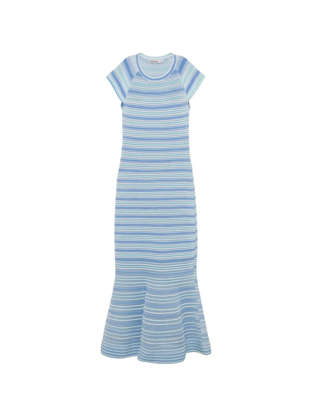 Simkhai striped midi dress - Blu