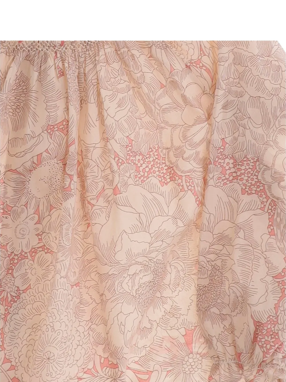  Bonpoint Griotte Floral Round-neck Blouse - Pink 
