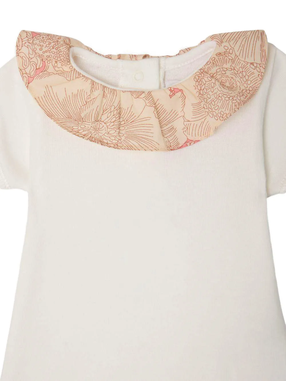  Bonpoint Contrast Collar Body - White 