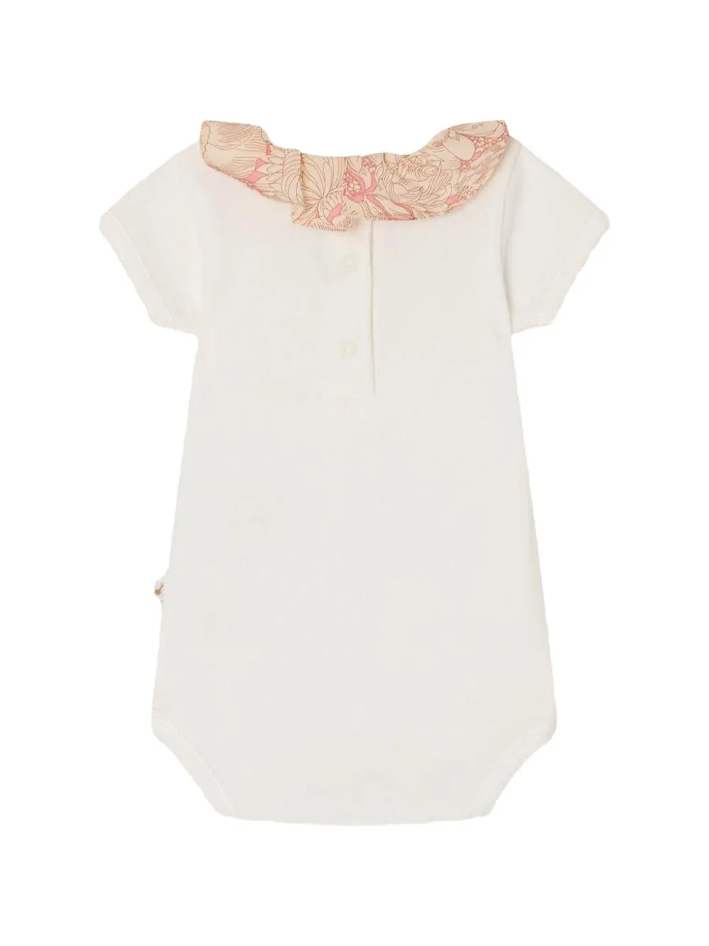  Bonpoint Contrast Collar Body - White 