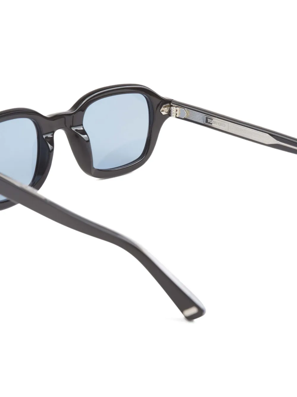 TOM FORD Eyewear Zonnebril met vierkant montuur Zwart