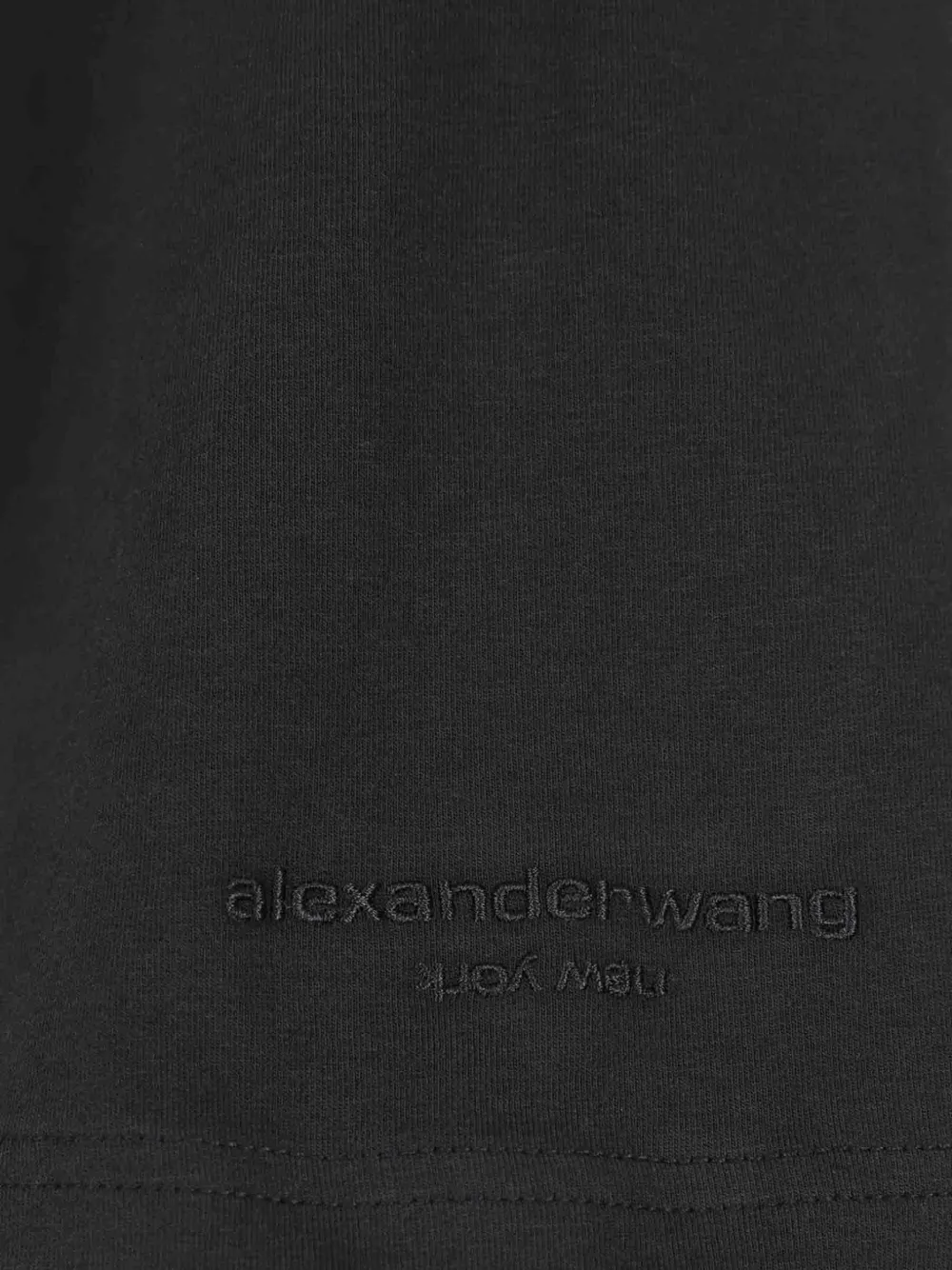 Alexander Wang T-shirtjurk met rits Zwart