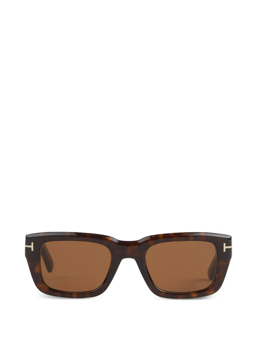 TOM FORD Eyewear rectangle-frame sunglasses - Marrone