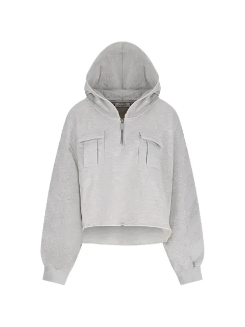 Off-White pocket crop hoodie