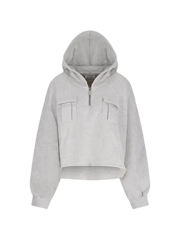 Off-White クロップド パーカー | グレー | FARFETCH JP